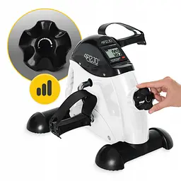 Міні велотренажер 4FIZJO Active 2 в 1 для рук та ніг White/Black (P-5905973406413) - мініатюра 9
