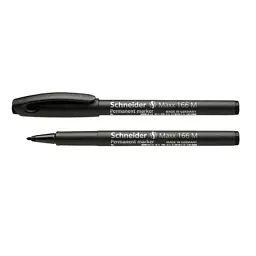 Маркер Schneider MAXX 166 перманентний 1 мм, чорний (S116601) - мініатюра 2
