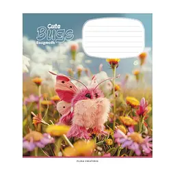 Зошит Школярик Cute bugs 12 аркушів клітинка (012-3462K), в асортименті - мініатюра 4