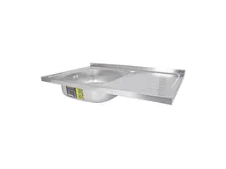 Мийка накладна Brinex 500х800х160мм 1 5080-L, Satin 0,6мм BRIN5080LSAT06 - мініатюра 4