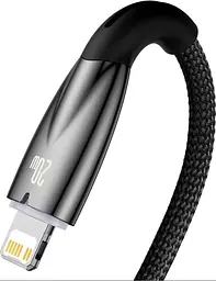 Кабель Baseus Glimmer Series Fast Charging Cable Type-C to Lightning 20W 1m CADH000001 Black - мініатюра 3