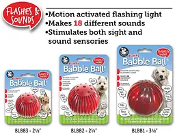 Інтерактивна іграшка-м'яч для собак Pet Qwerks Blinky Babble Ball - мініатюра 4