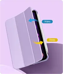 Чохол-книжка BeCover Tri Fold Hard для Apple iPad Mini 7 2024 8.3" Пурпуровий (712455) - мініатюра 5