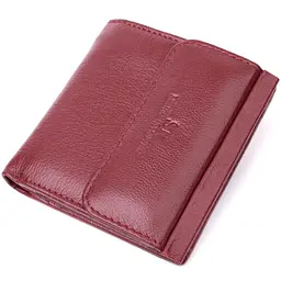 Невеликий жіночий гаманець з монетницею з натуральної шкіри ST Leather 22544 бордовий - мініатюра 5