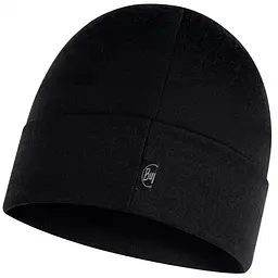 Шапка Buff Merino Heavyweight Beaney Solid Black (1033-BU 111170.999.10.00) - мініатюра 2