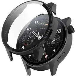 Чохол-накладка DK Пластик Gloss Glass Full Cover для Xiaomi Watch S1 Pro (black)
