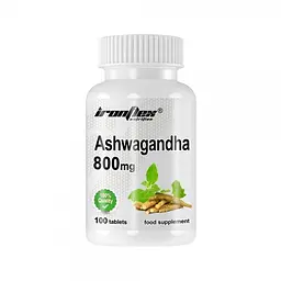 Ашваганда IronFlex Ashwagandha 800 mg, 100 таблеток - мініатюра 1