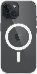 Оригінальний прозорий чохол для iPhone 15 Apple Clear Case with MagSafe (MT203ZM/A) протиударний - мініатюра 1
