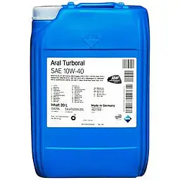 Моторна олива Aral Turboral 10W-40, 20 л