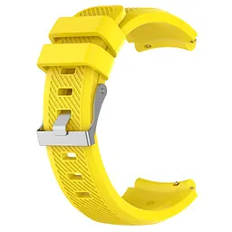 Силіконовий ремінець Primo для годинника Xiaomi Huami Amazfit SportWatch 2/Amazfit Stratos Yellow - мініатюра 2