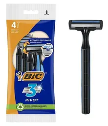 Станки для гоління Bic Pivot 3 з ультратонкими лезами 4 шт. - мініатюра 4