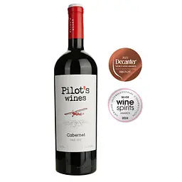 Вино Pilot’s Wines Cabernet червоне сухе 0.75 л - мініатюра 2