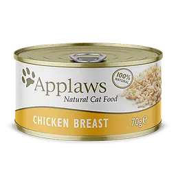 Консервований корм для котів Applaws Chicken Breast in Broth з куркою 70г
