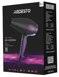 Фен HD-Y221PRO, Black, 2100W ARDESTO teh0023501 - мініатюра 8
