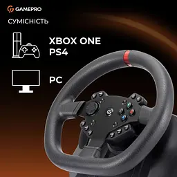 Руль и педали GamePro RW575PM с коробкой передач XBOX/PS4/PS3/PC/SWITCH - миниатюра 13