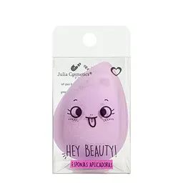 Спонж для нанесення макіяжу Julia Cosmetics Hey Beauty кольоровий, крапля