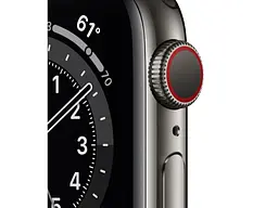 Смарт-годинник Apple Watch Series 6 GPS + Cellular 44mm Graphite Stainless Steel Case with Graphite Milanese Loop [M07R3] [51004] - мініатюра 3