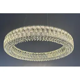 Люстра кришталеве кільце Linisoln 50033-600 метал, кришталь LED 100 Вт 15-17 м2 100-50 см 60 см
