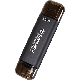 Зовнішній SSD накопичувач Transcend ESD310C 512GB Black (TS512GESD310C) [131750] - мініатюра 2