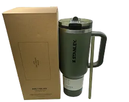 Термокухоль Stanley Quencher ProTour Flip Straw Tumbler з неіржавкої сталі Олива 1,18 л KT7001974