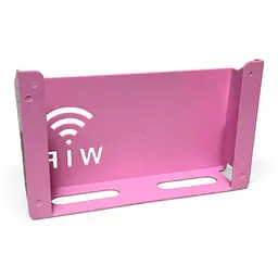 Полиця підставка Colnse настінний тримач коробка для роутера - Pink - мініатюра 3