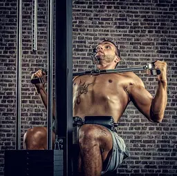 Ручка для верхньої тяги York Fitness 86см з паралельним хватом пряма, хром - мініатюра 4