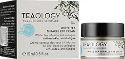 Крем для зони навколо очей Teaology White Tea Miracle Eye Cream 15 мл - мініатюра 3
