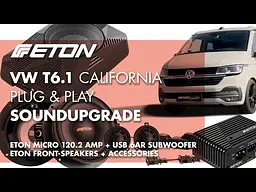 Компонентна акустична система Eton ETU-VW28-T6.1 - мініатюра 2