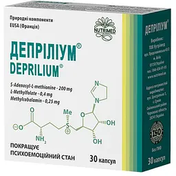 Дієтична добавка при депресії Nutrimed Депріліум капсули 30 шт. (601.088) - мініатюра 2