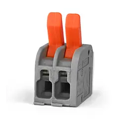 Клемник швидкого монтажу 2п сірий PA (TF-KNG-412) TITANUM TITANUM (29064-000) - мініатюра 3