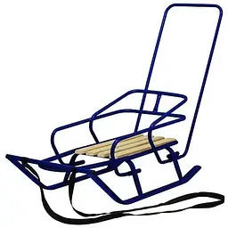 Санки Snower Буран сині - мініатюра 3