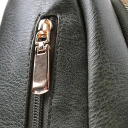Зручна жіноча сумка з однією лямкою через плече з екошкіри Vintage 22756 зелена - мініатюра 9