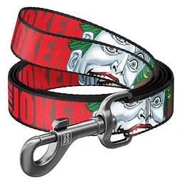 Повідець для собак нейлоновий Waudog Nylon малюнок Джокер S Ш 15 мм Дл 122 см