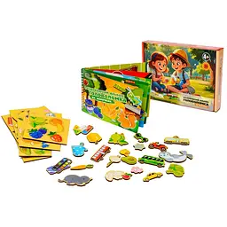 Розвиваючий Альбом PuzzleOk Головоломка на липучках Puz-22925