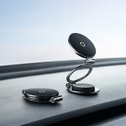 Автотримач Baseus MagPro Series II Magnetic Car Mount Stick-on Version чорний C40172900121-00 - мініатюра 7
