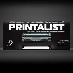 Картридж тон. PRINTALIST для HP LJ Pro M102/M130 аналог CF217A Black ( 1600 ст.) (HP-CF217A-PL) - мініатюра 3