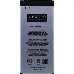 Акумулятор Aspor EB-BJ510CBC для Samsung J510/J5 2016