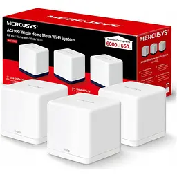 Wi-Fi Mesh система Mercusys Halo H30G 3-pack [104087] - мініатюра 5