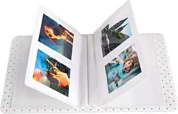 Фотоальбом для Fujifilm Instax Mini 64 фото Альбом для Mini (8, 9, 12, 11, 40, 99, evo, link), рожевий  - мініатюра 4