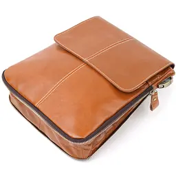 Вертикальна чоловіча сумка Vintage 22х25х1 см sum0028967 - мініатюра 3