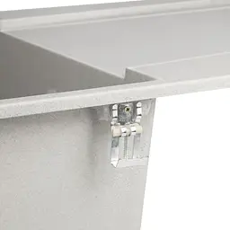 Кухонна мийка Lidz 790x495/230 GRA-09 (LIDZGRA09790495230), Сірий - мініатюра 5