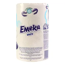 Тришаровий туалетний папір Emeka White 4 рулони (75423) - мініатюра 6