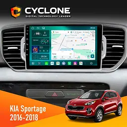 Штатна магнітола Kia Sportage 4 QL 2016-2018 CAN Cyclone C9-013 4x64 DSP 4G Cyclone (НФ-00007318)