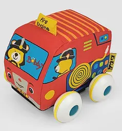 Іграшка Ks Kids Машинки Pull-back (шкільний автобус і пожежна машина) K’S KIDS det0018731 - мініатюра 2