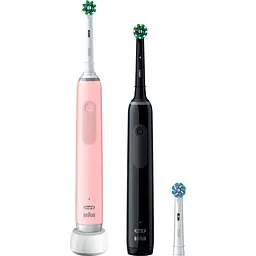 Електрична зубна щітка Oral-B D505 PRO 3 3900 Black + Pink [123943] - мініатюра 4