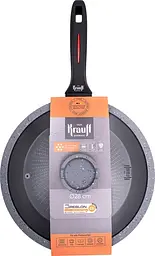 Сковорода універсальна Krauff Smart Fry з кришкою 28 см чорна 25-45-180