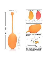 Набір вагінальних кульок California Exotic Mango, 3 шт., мульті - мініатюра 6