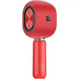 Мікрофон з караоке Hoco BK8 Cool Hi K-Song Red 759559 [79260] - мініатюра 2