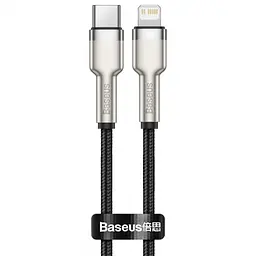 Дата кабель Baseus Cafule Metal Type-C to Lightning PD20W (1m) (CATLJK-A) Чорний