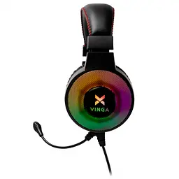 Навушники Vinga HSCU-100 Gaming LED Black (HSCU-100) - мініатюра 7